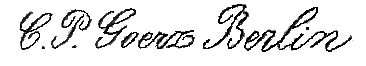 Goerz Logo 1896-99 - bearb. n. T. Mix