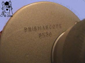 Prismascope Beschriftung